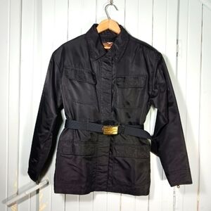 Harley-davidson short trench coat